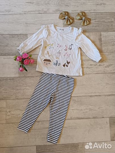 Пакет одежды для девочки 80-86см