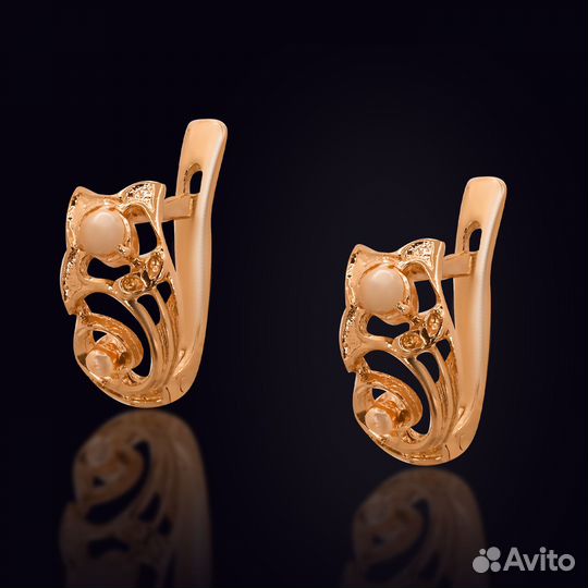 Золотые Серьги 585 пробы. Рассрочка