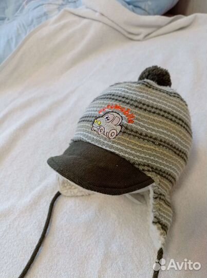 Шапка + шарф для мальчика