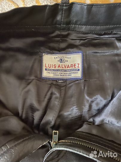 Брюки мужские кожаные