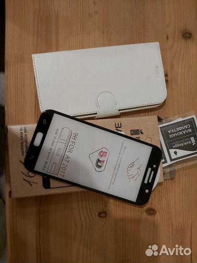 Чехол и стекло на Samsung A7 2017