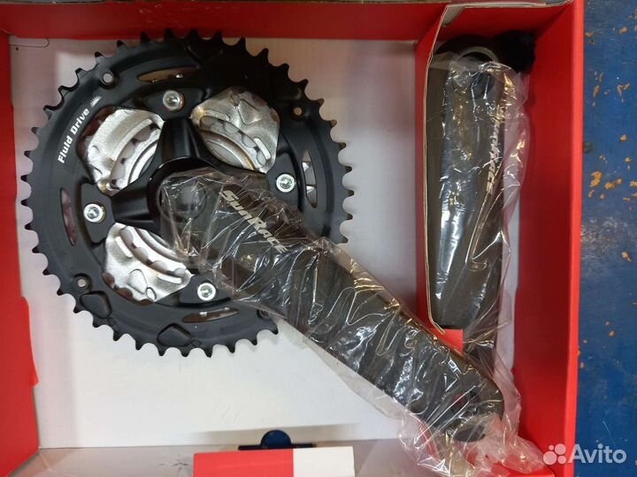 Система шатунов под квадрат 42 зуба Sunrace