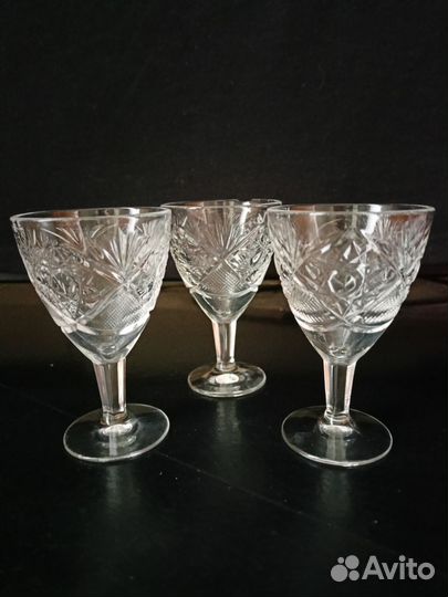 Хрустальные стаканы СССР