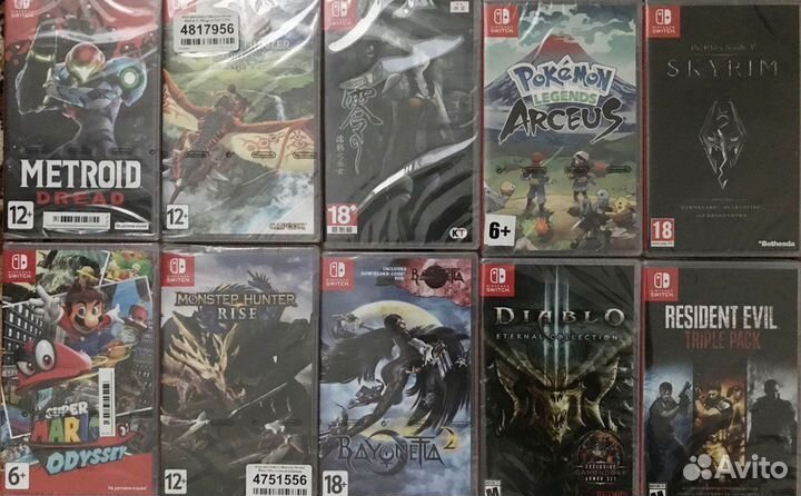 Игры для Nintendo Switch