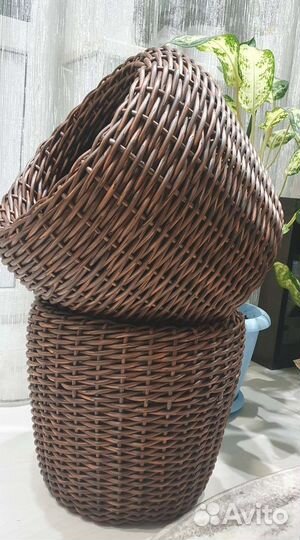 Кашпо из полиротанга