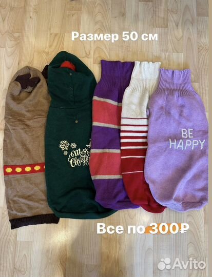 Дождевики и одежда для собак