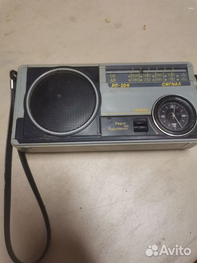 Приёмник радиовещательный Сигнал рп - 204