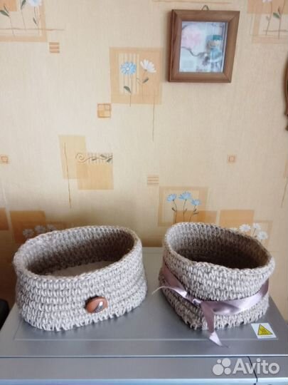 Корзины из джута