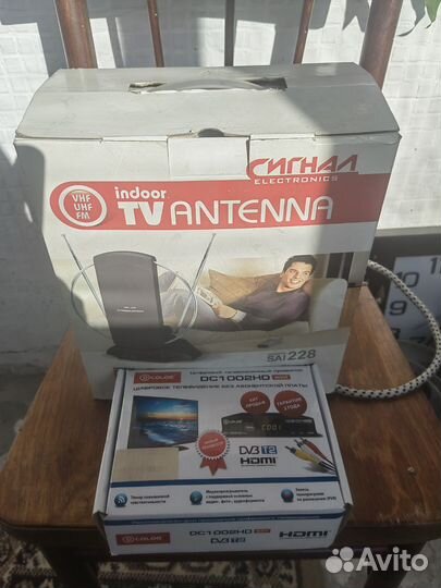 Цифровая тв приставка и активная антенна