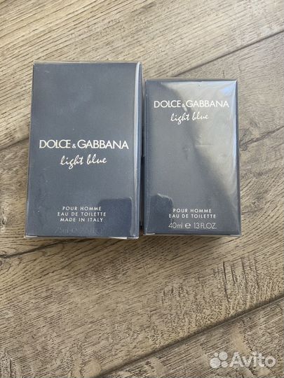 Dolce gabbana light blue мужские