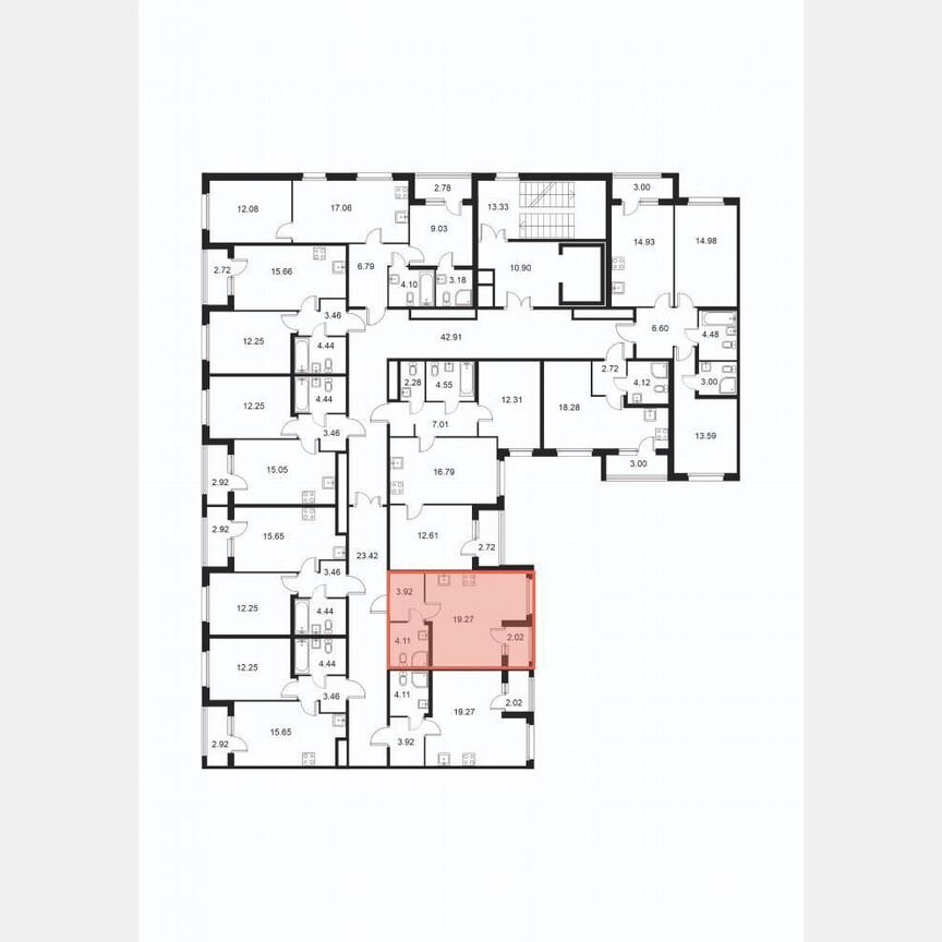 Квартира-студия, 28,3 м², 2/9 эт.
