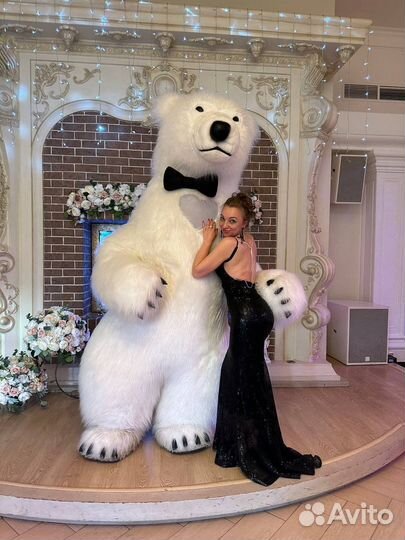 Ростовые куклы,белый медведь, Мишка Тедди