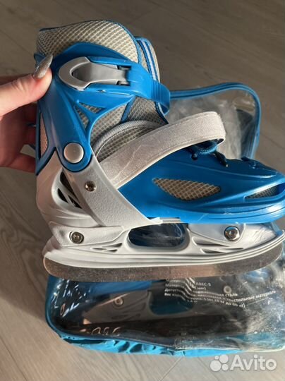 Коньки детские раздвижные 31-34