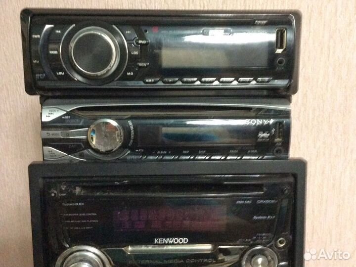 Магнитола сd чейнжер Кларион Саб и колонки на выбо