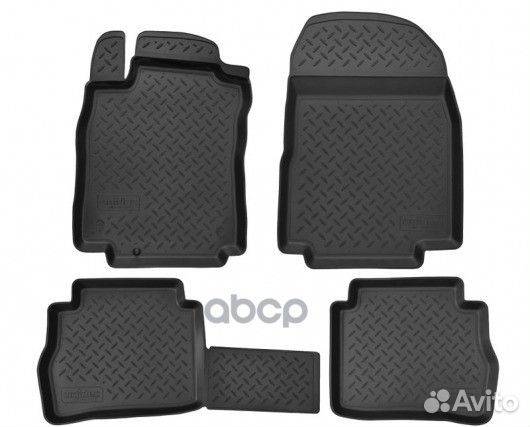 Коврики в салон nissan Tiida 2004-2015, 4 шт