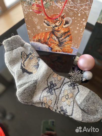 Носки мужские шерстяные новые вязанные