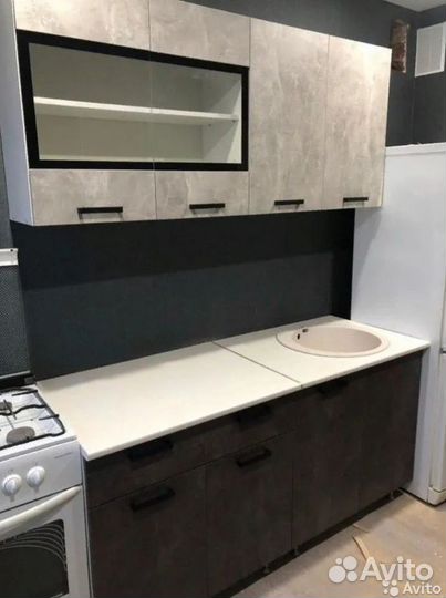 Кухня рио 2м бетон