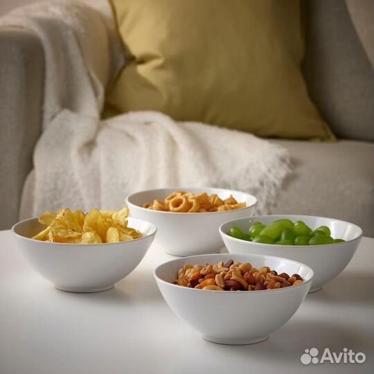 Godmiddag Чаша 4 шт. 16 см. IKEA 704.797.00 Белый