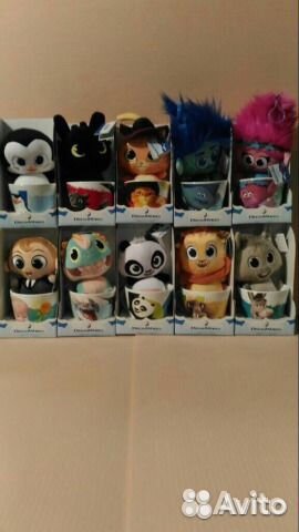 Кружка с игрушкой Маленькие герои DreamWorks Магни
