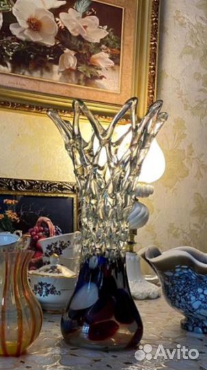 Вазы.Цветное стекло.Кисловодск.Ручная работа