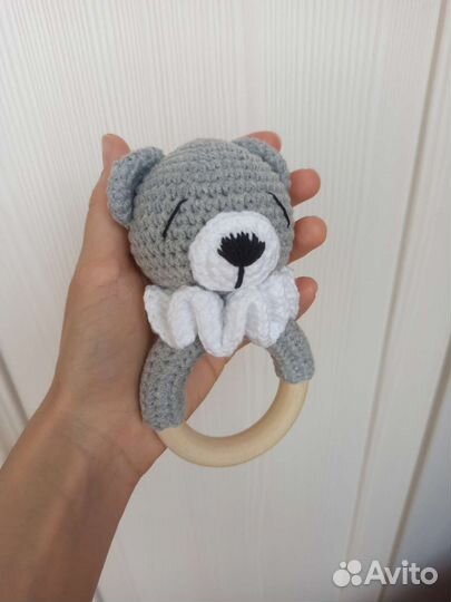 Погремушка-прорезыватель ручной работы на заказ