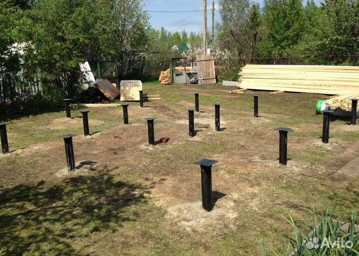 Винтовые сваи под ключ