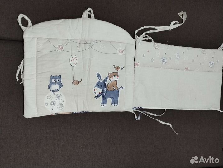 Бортики в детскую кроватку бу