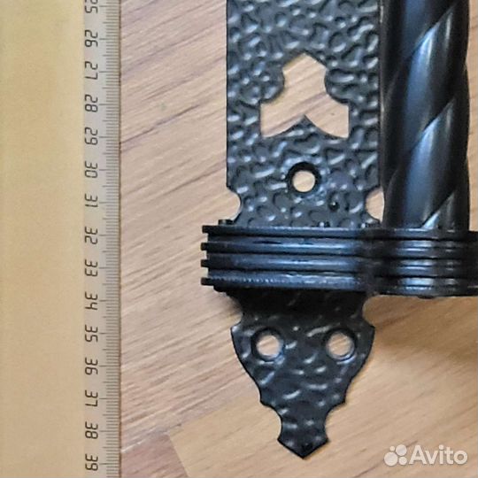 Дверная ручка 2шт металл черная Modern