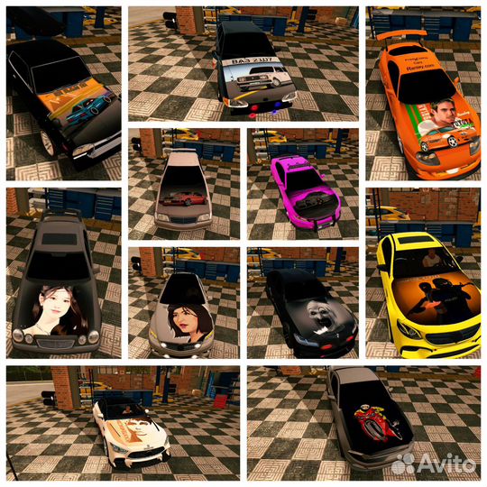 Винилы в car parking