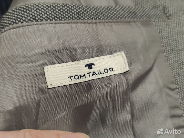 Tom tailor пиджак 52 Новый серый