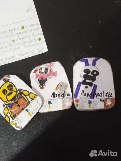 Игровые/коллеекционные карточки Фнафф