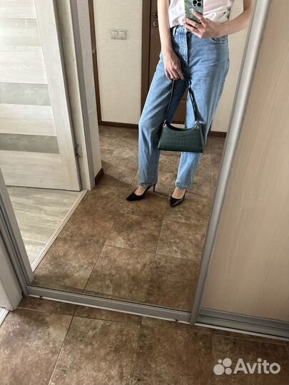 Сумка из эко кожи под крокодила