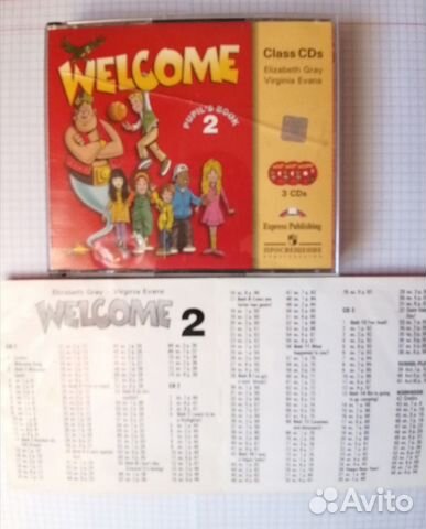 Диски курс Welcome 1,2,3, курс Reading and Writing