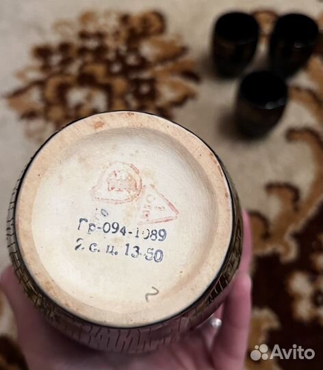 Штоф графин и стопки СССР