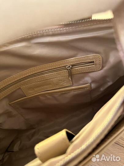 Кожаная сумка для ноутбука, новая
