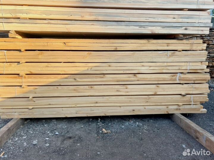 Доска обрезная 50х200х6000мм от производителя