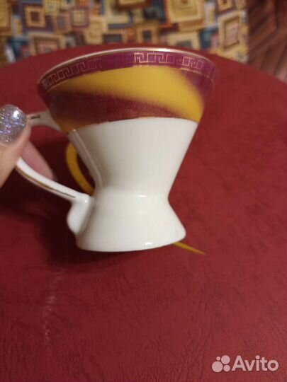 Кофейный сервиз. Новый. Фарфор. Китай. 6 персон