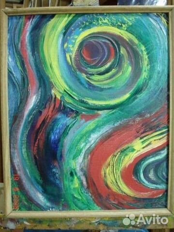 Картина маслом на холсте в раме
