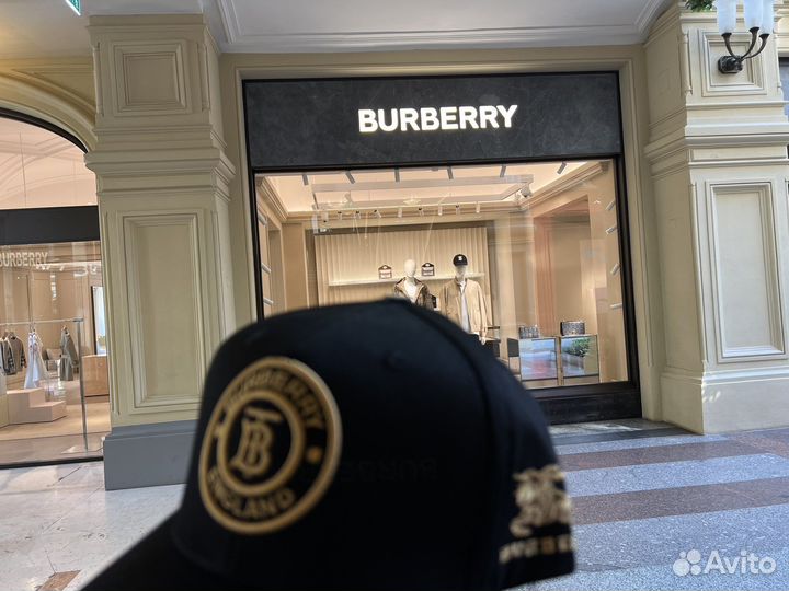 Кепка бейсболка Burberry премиум