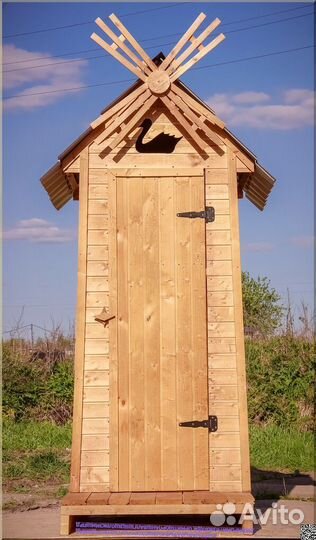 Уличный туалет с установкой ART127