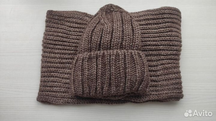 Шапка со снудом зимние