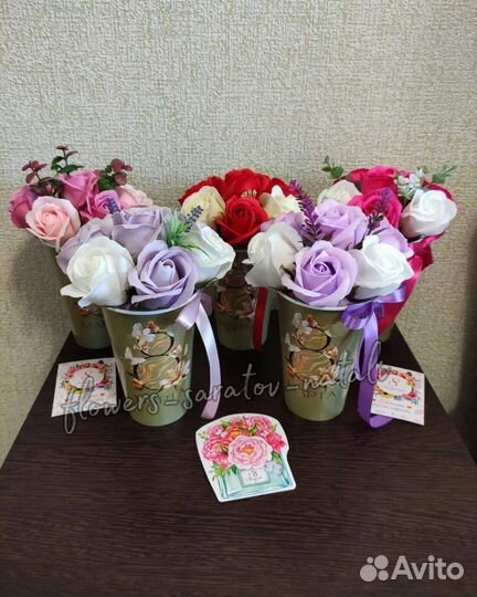 Цветы из мыла