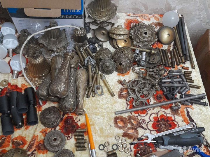 Запчасти для югославских люстр люстр бронза