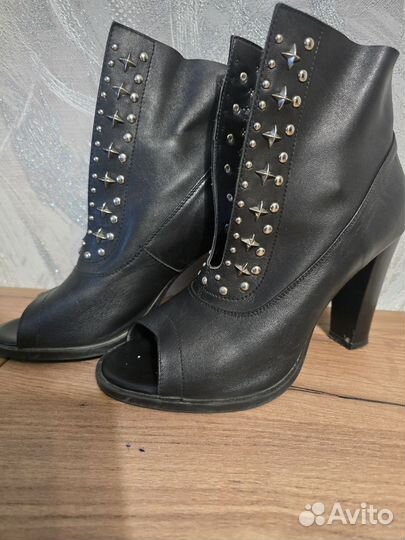 Ботильоны натуральная кожа 39