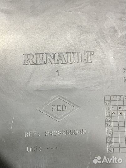 Крышка блока предохранителей Renault logan 2