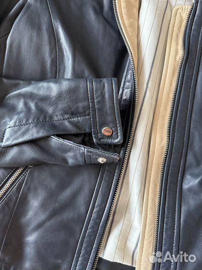 Куртка кожаная женская Massimo Dutti размер S