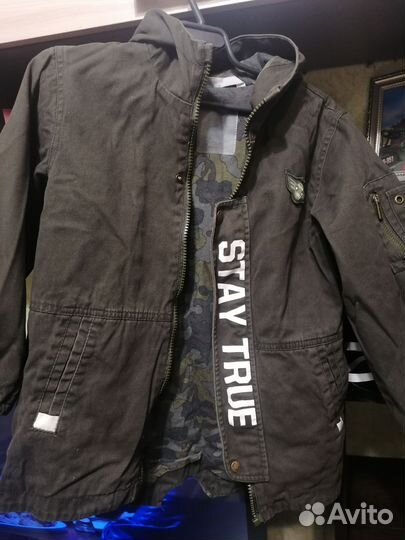 Куртка парка для мальчика 116