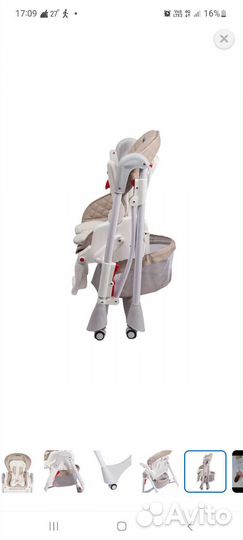 Стульчик для кормления babyton трансформер