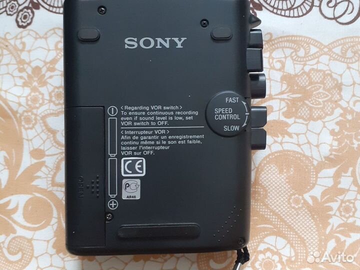 Портативный кассетный диктофон Sony TCM-465V