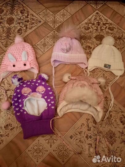 Шапки на осень-зиму на девочку